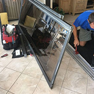 sliding glass door frame repair Newport Beach